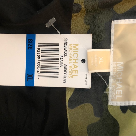 NWT Michael Kors Smoky Olive Cameo Cropped Jacket - Picture 4 of 10